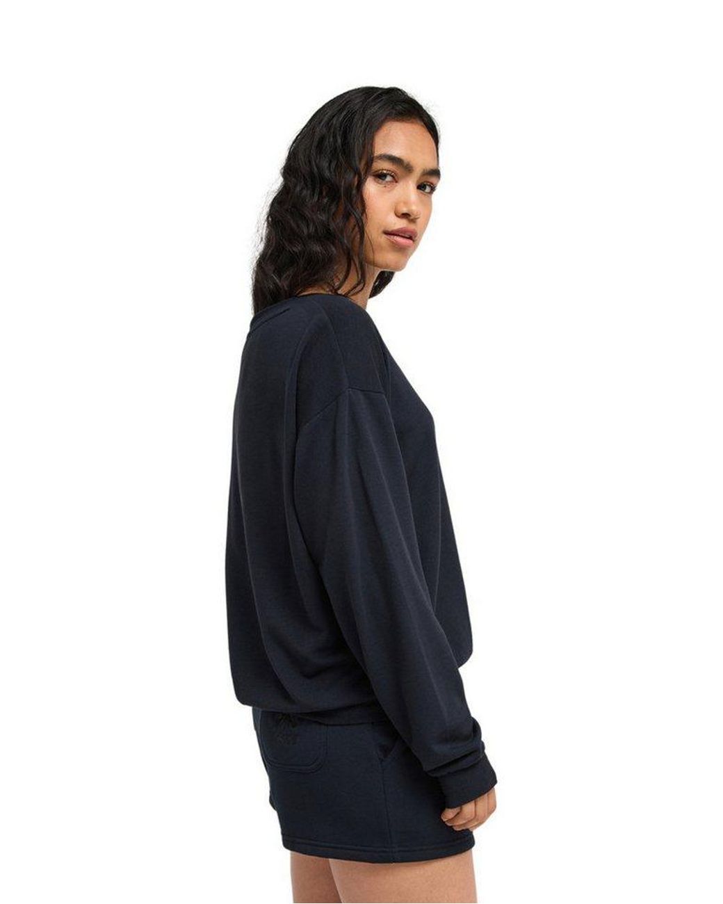 Roxy Blue Fleecepullover Surfing By Moonlight