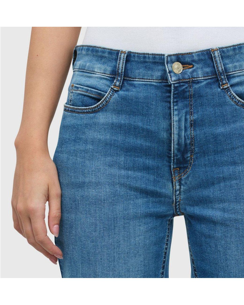 M·a·c Blue Bootcut-Jeans Boot