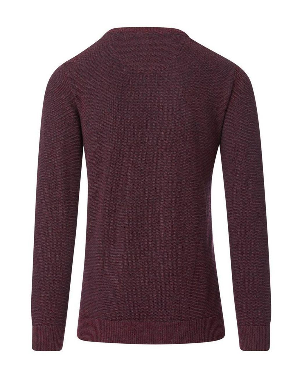 CASA MODA Strickpullover Pullover Uni in Red für Herren
