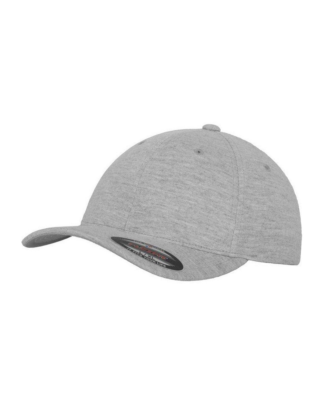 Flexfit Gray Flex Cap Double Jersey