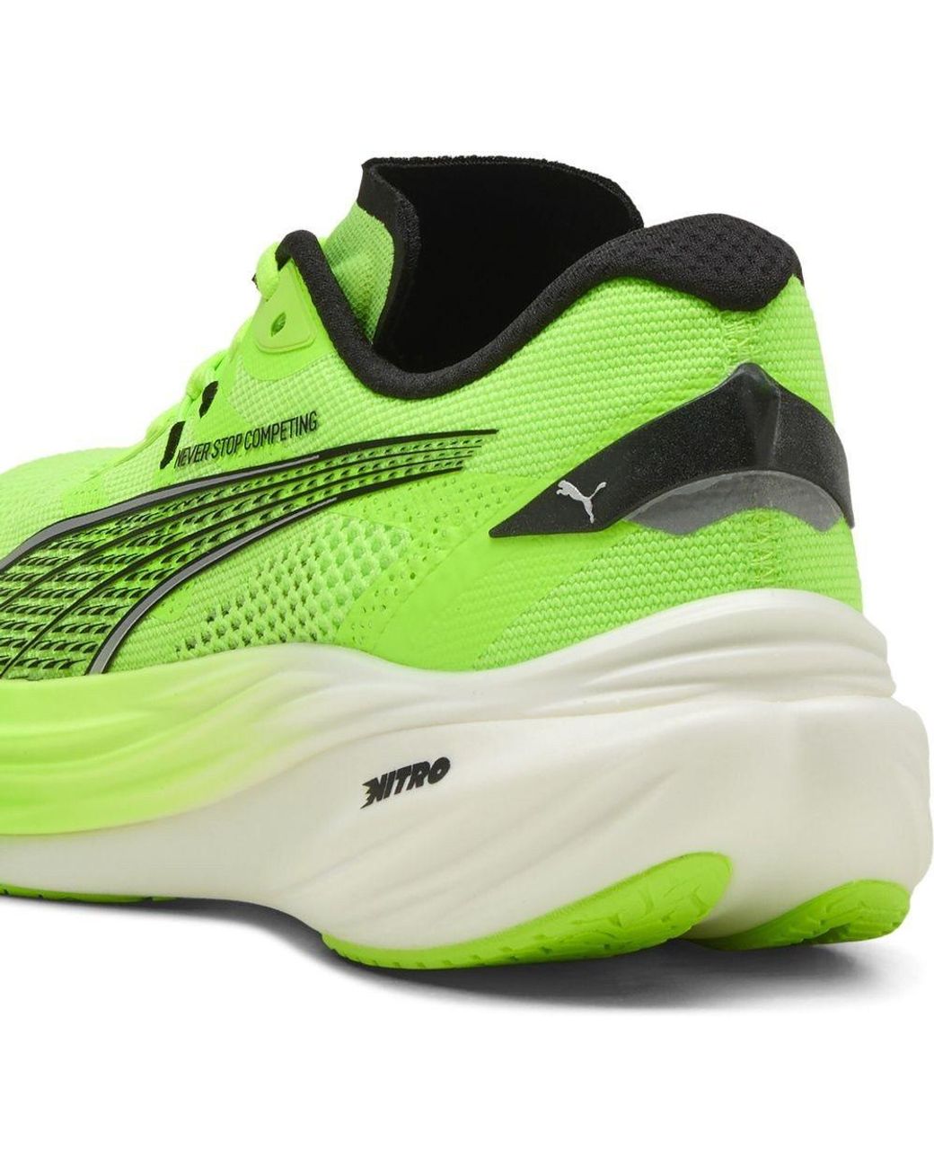 PUMA Deviate Nitro 3 Hyrox Laufschuh in Green für Herren