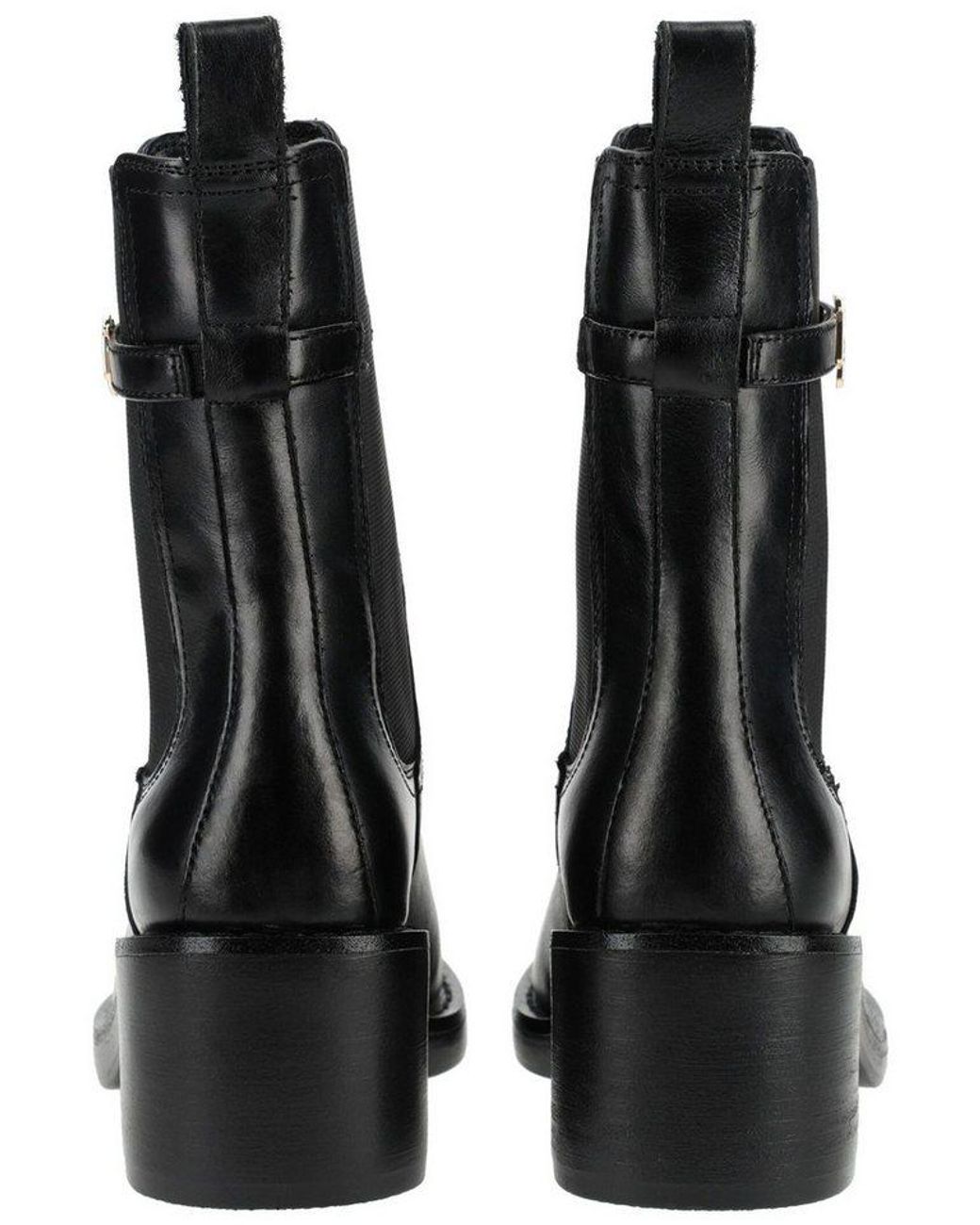 Steve Madden Black Stiefelette Leder Stiefelette