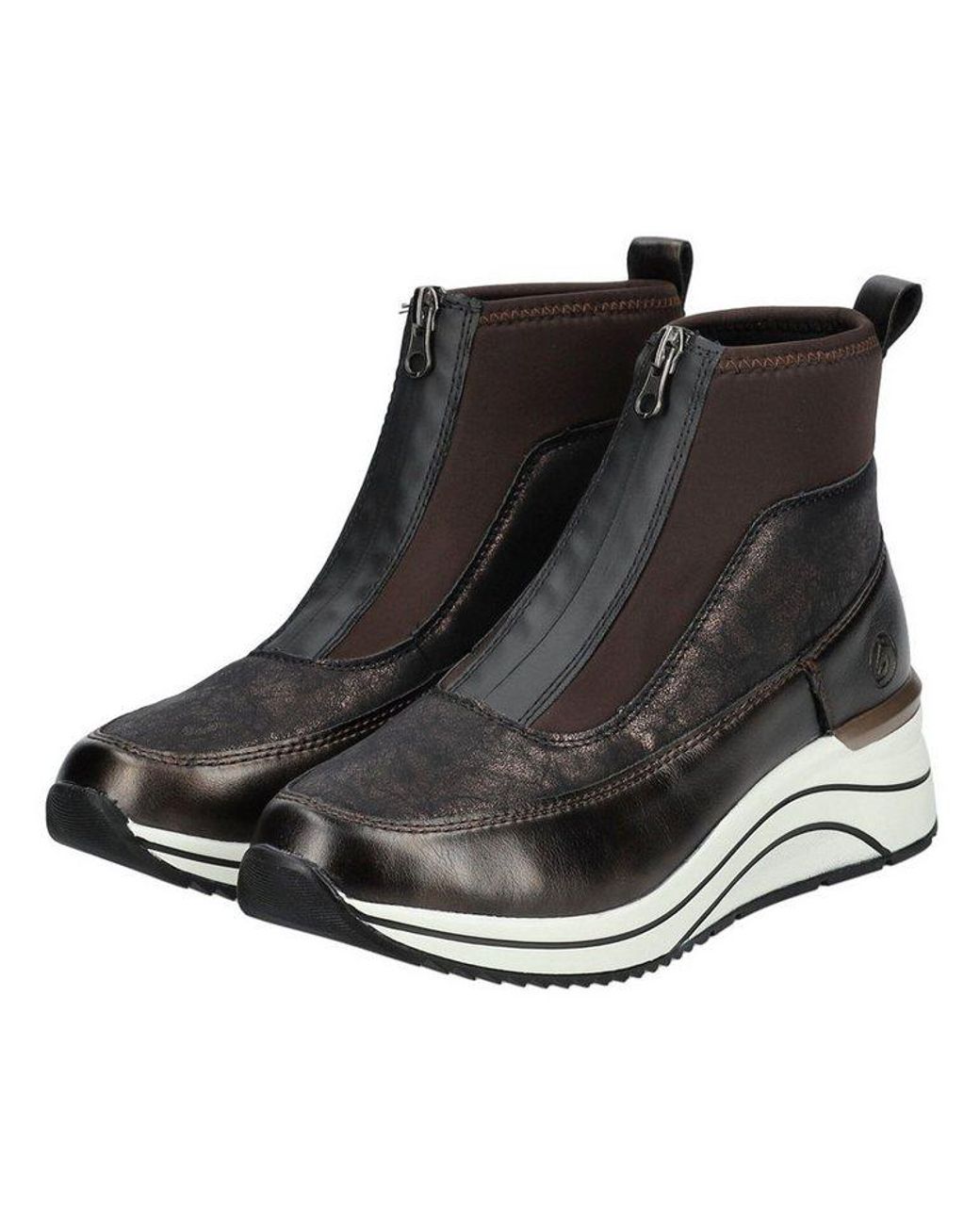 Remonte Black Sneaker Lederimitat Sneaker
