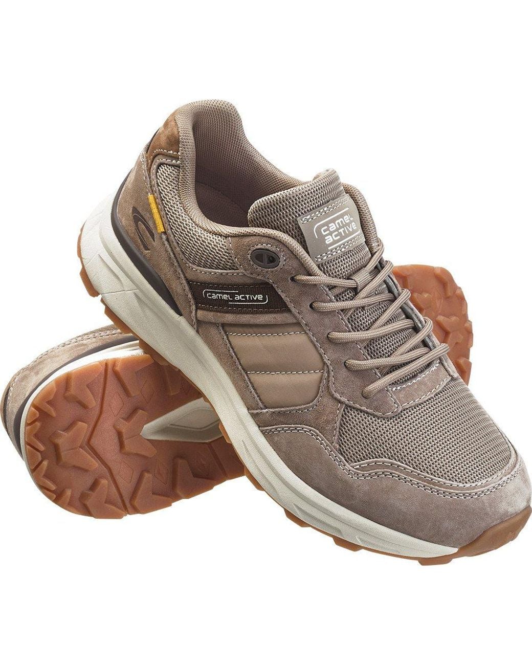 Camel Active Sneaker Aus Echtem Leder in Gray für Herren