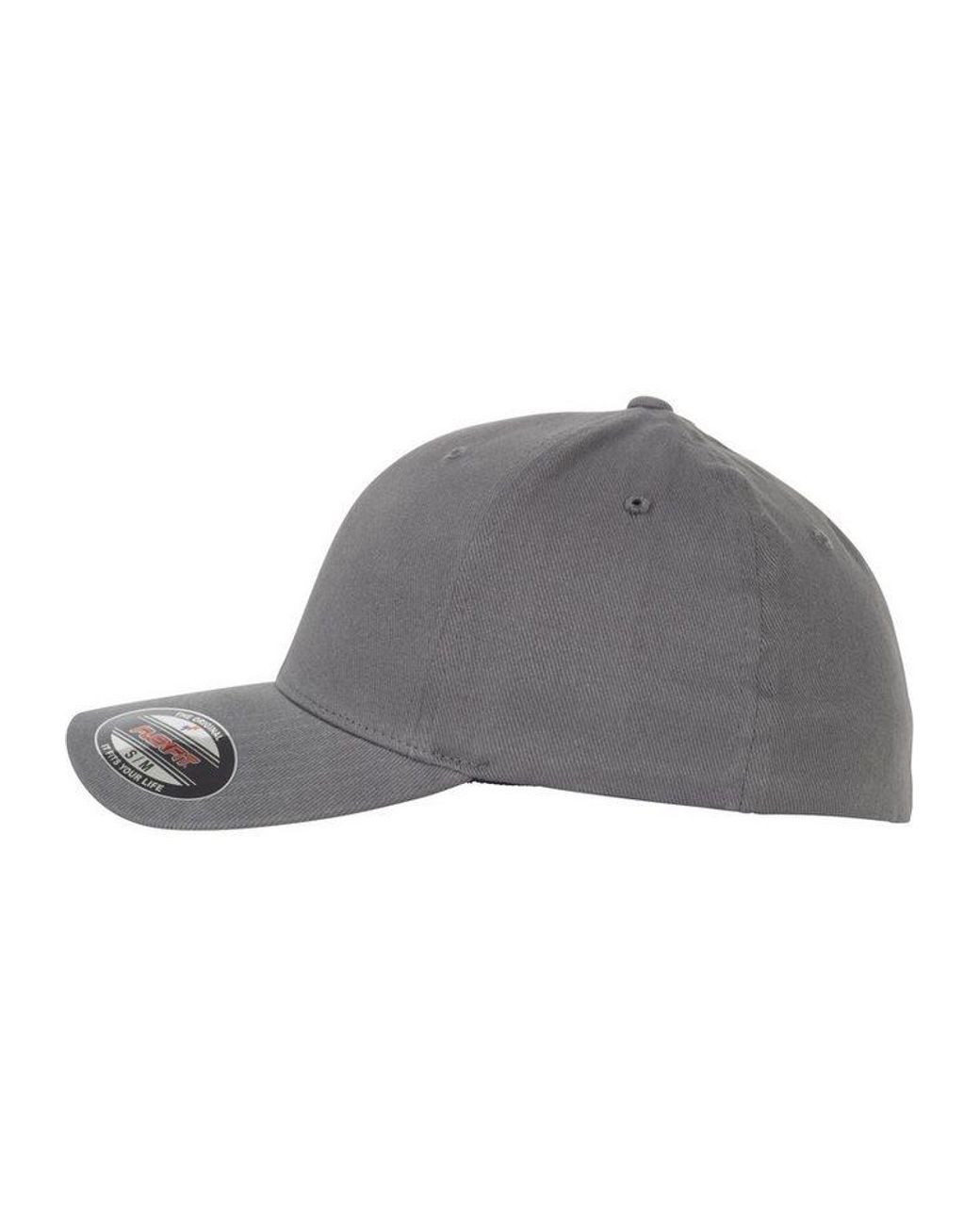 Flexfit Gray Flex Cap Accessoires Brushed Twill