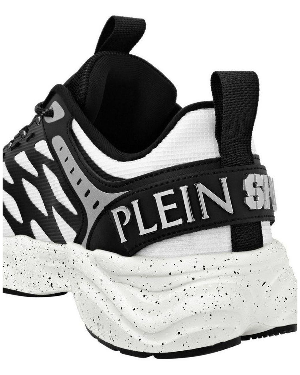 Philipp Plein Black Scratch Sneaker