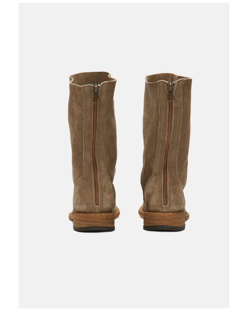 Felmini White Stiefel Veloursleder Stiefel