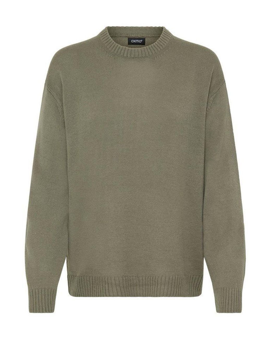 Oxmo Green Strickpullover Oxsamson Modischer Strickpullover