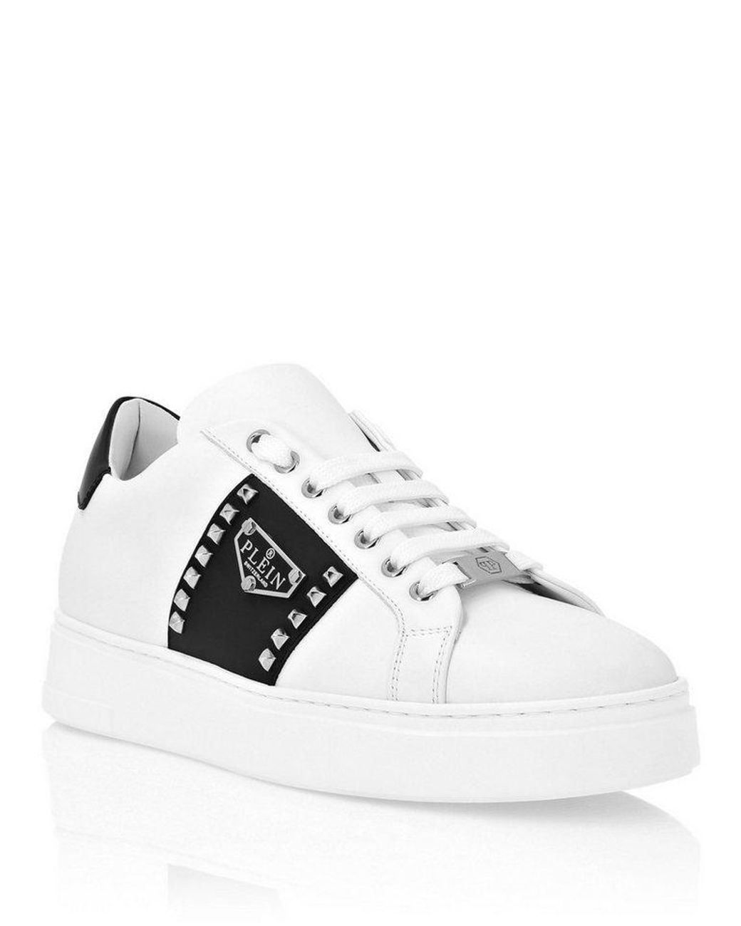 Philipp Plein White Hexagon Sneaker