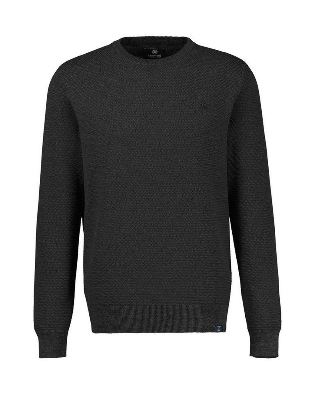 Lerros Strickpullover Herren Strickpullover in Black für Herren