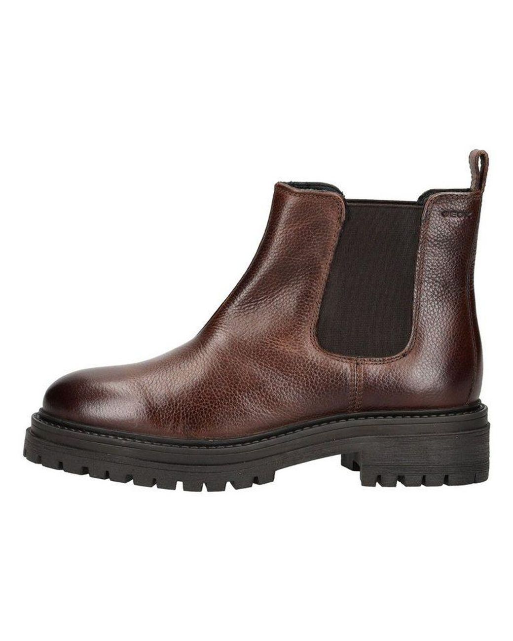 Geox Brown Stiefelette Leder/Textil Stiefelette