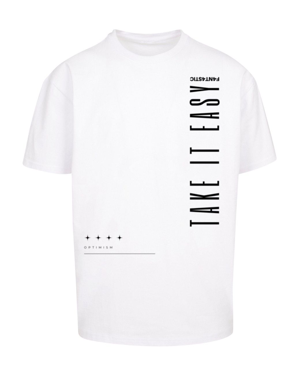 F4NT4STIC T-Shirt Take It Easy OVERSIZE TEE Keine Angabe in Weiß für Herren  | Lyst DE