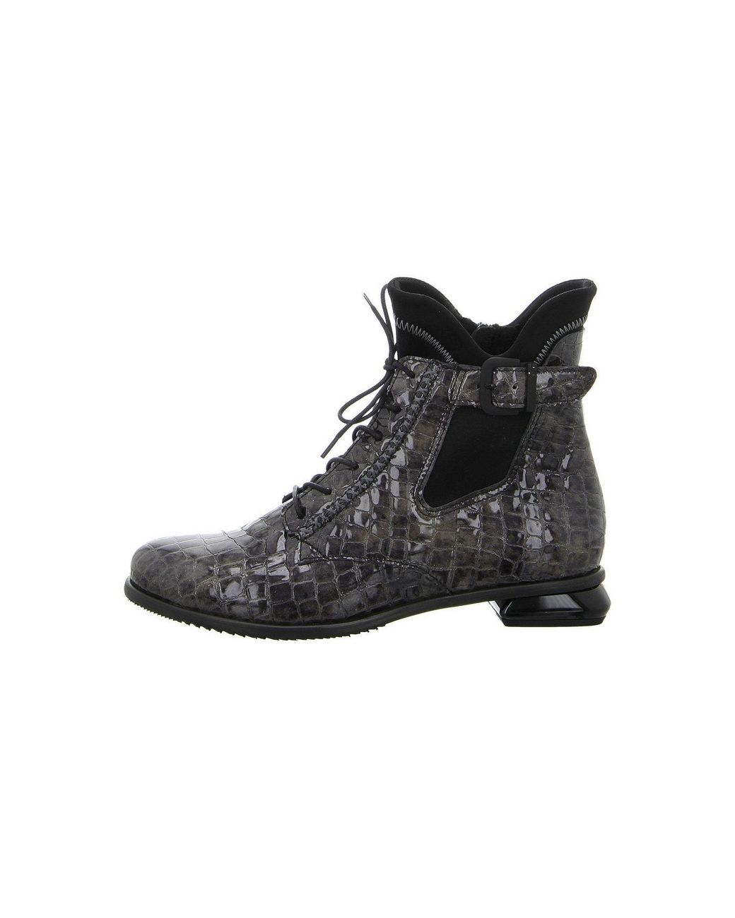 Simen Black Schnürstiefelette