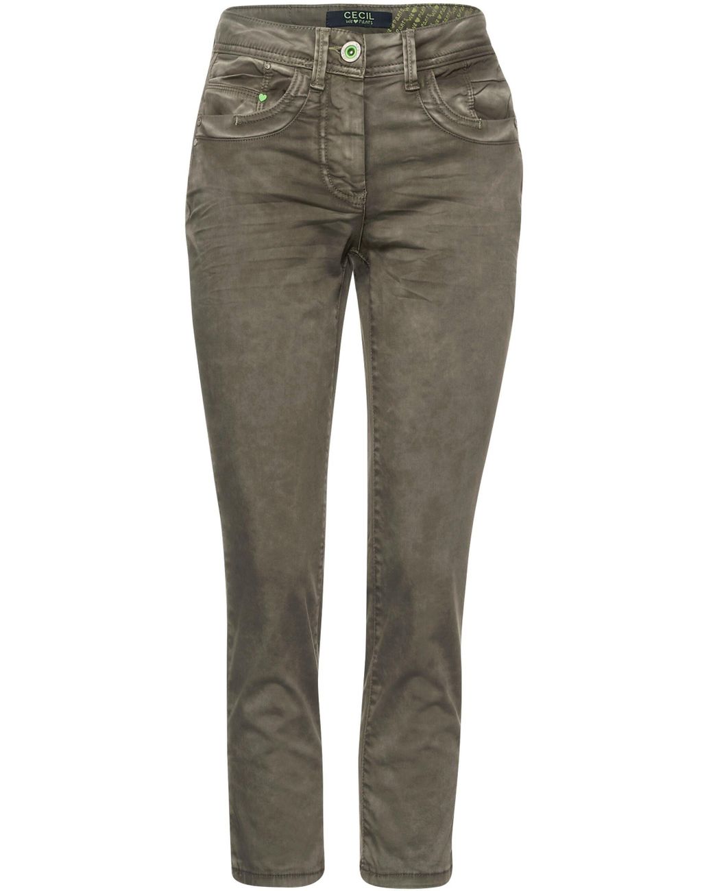 Cecil 5-Pocket-Hose Style New York mit verzierten Taschen in Grau | Lyst DE