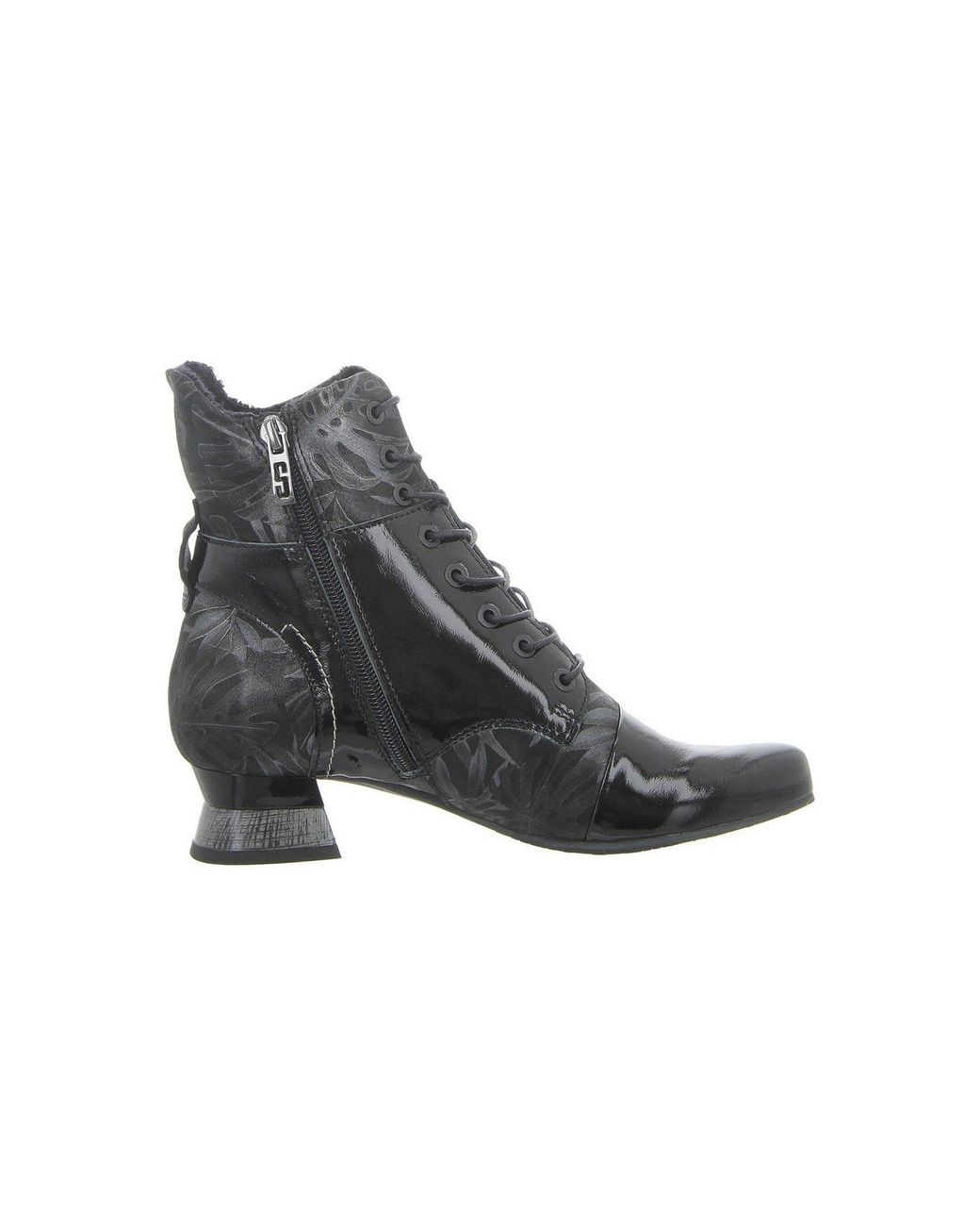 Simen Black Schnürstiefelette