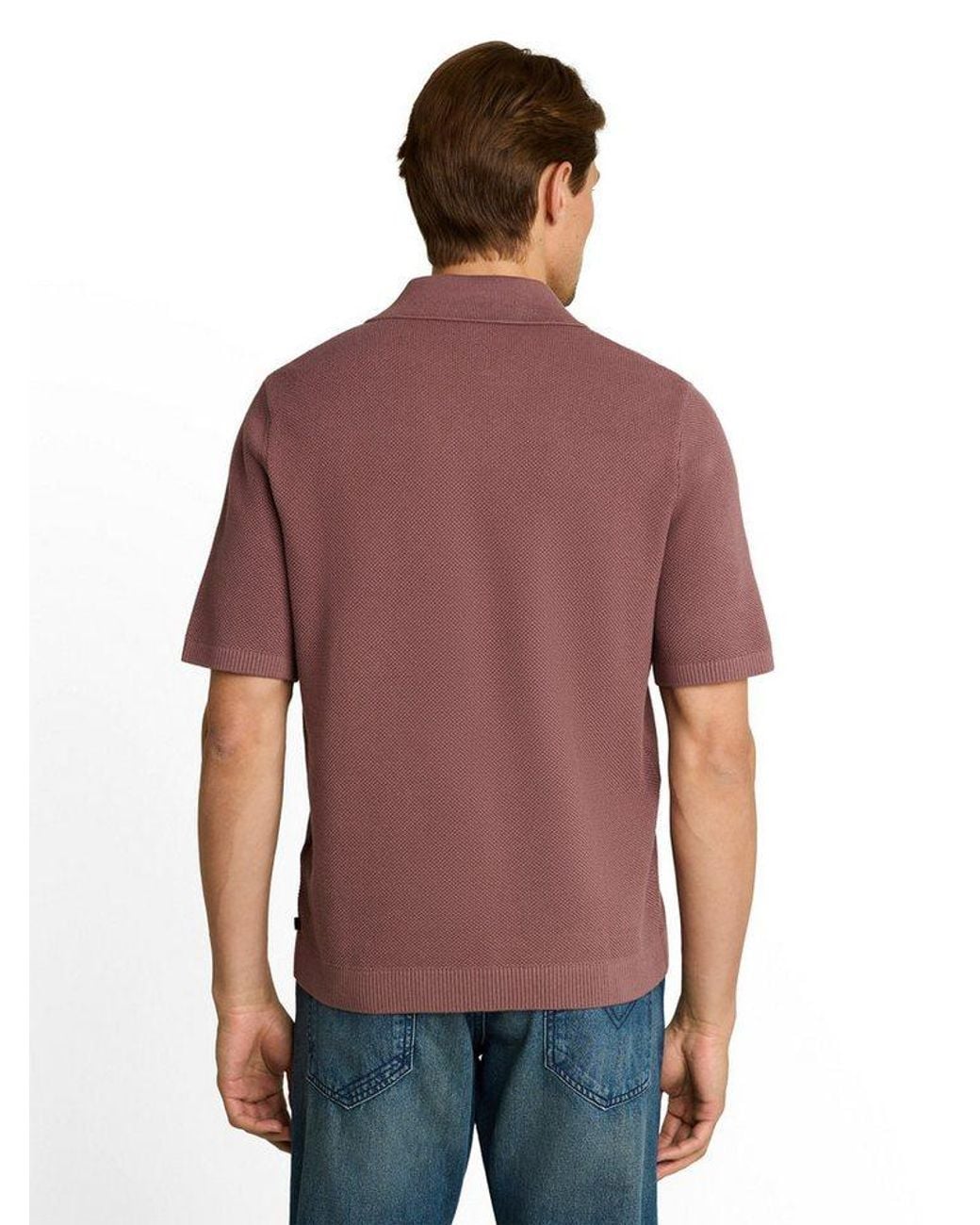 Tom Tailor Strickpullover in Purple für Herren