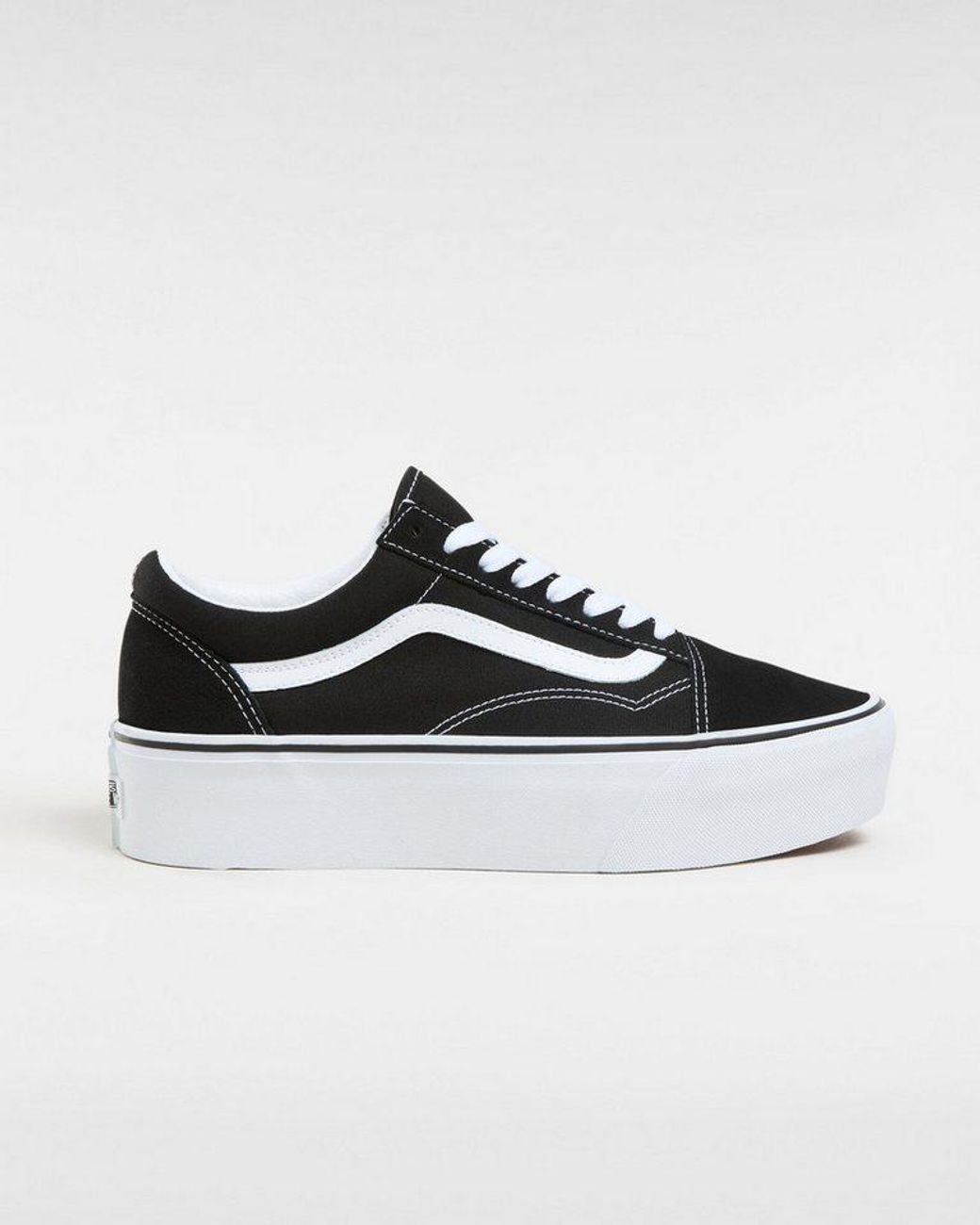 Vans Black Old Skool Stackform Plateausneaker