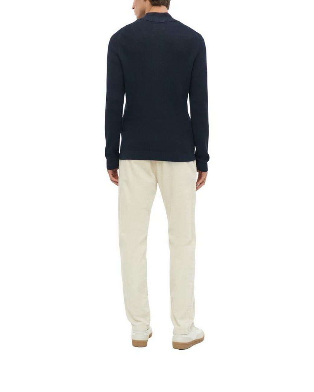 S.oliver Natural Cordhose Mit Bindeband Mit Stretch