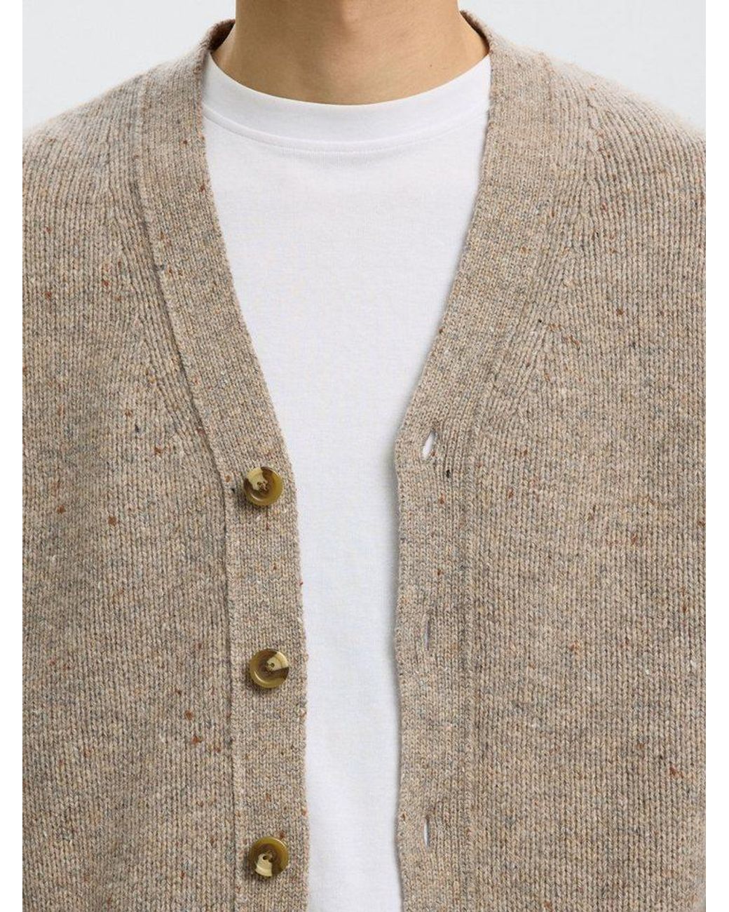 SELECTED Strickpullover in Gray für Herren