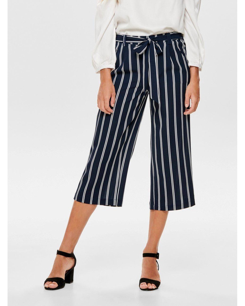 PTM | DE NOOS CULOTTE in PANT Stoffhose ONLWINNER Blau ONLY Lyst PALAZZO