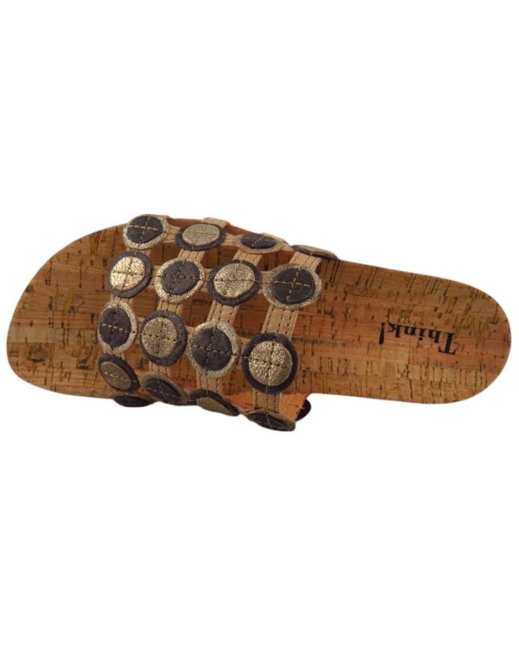 Think! Brown Julia Pantolette