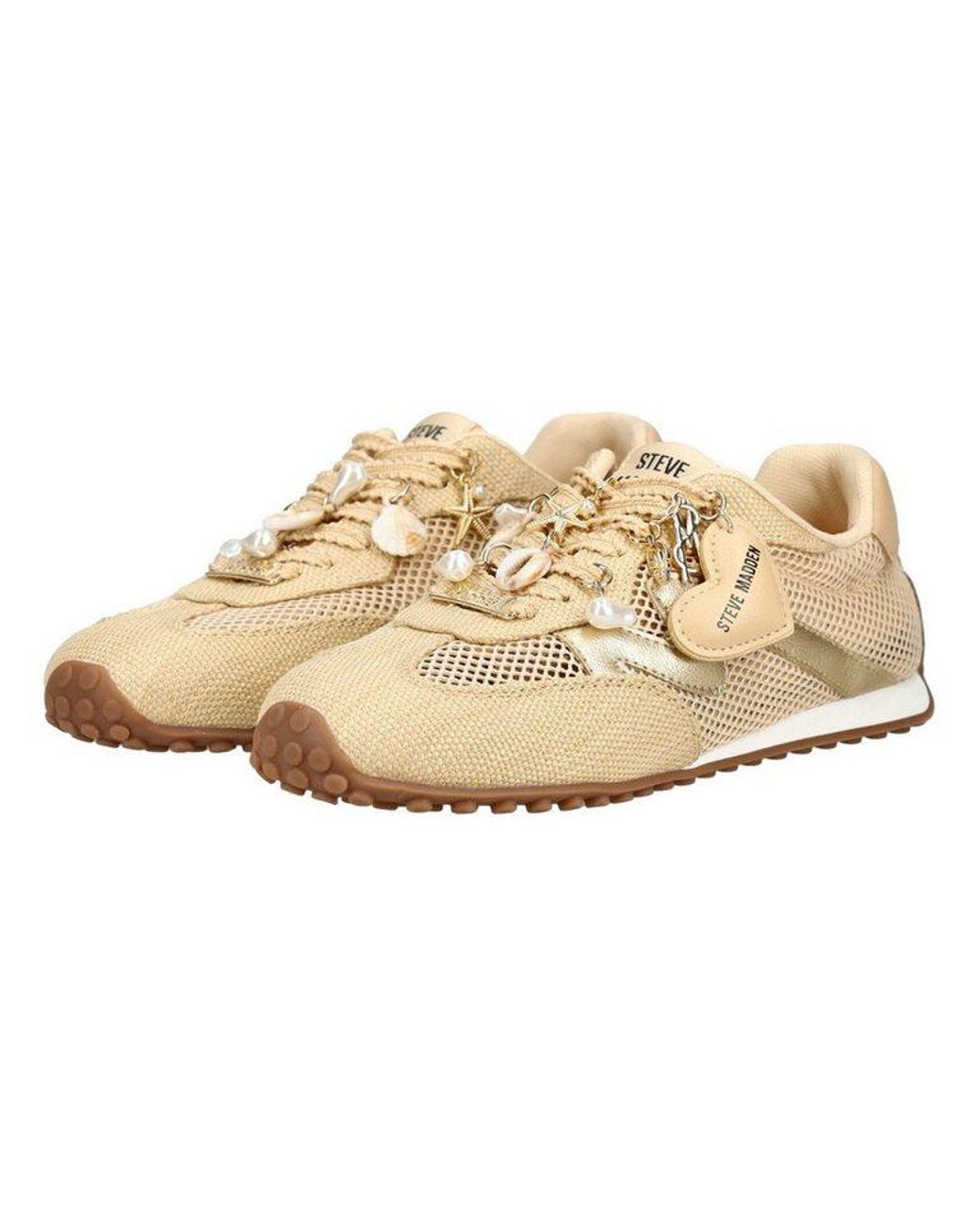 Steve Madden Natural Sneaker Textil Sneaker