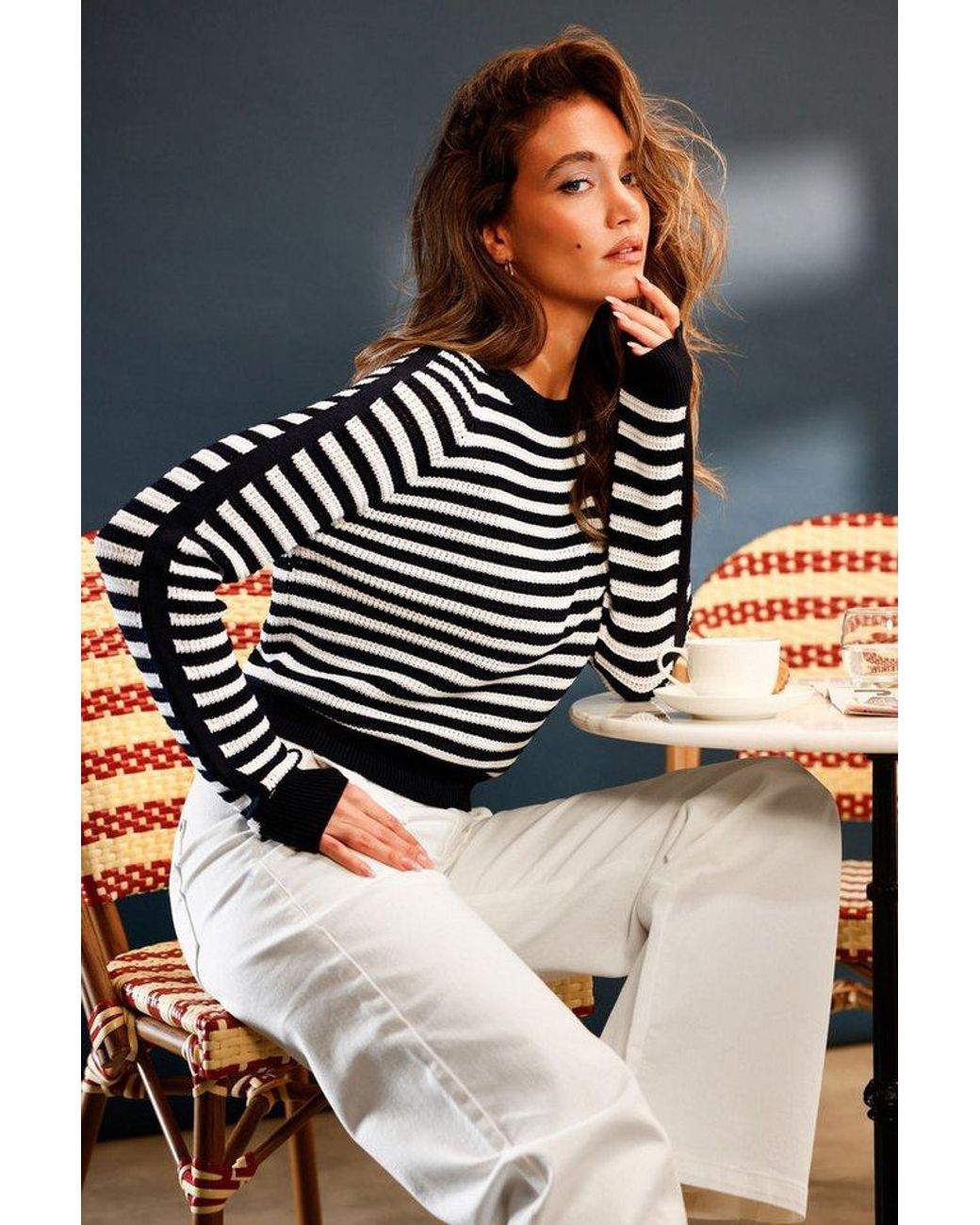 Monari Blue Strickpullover