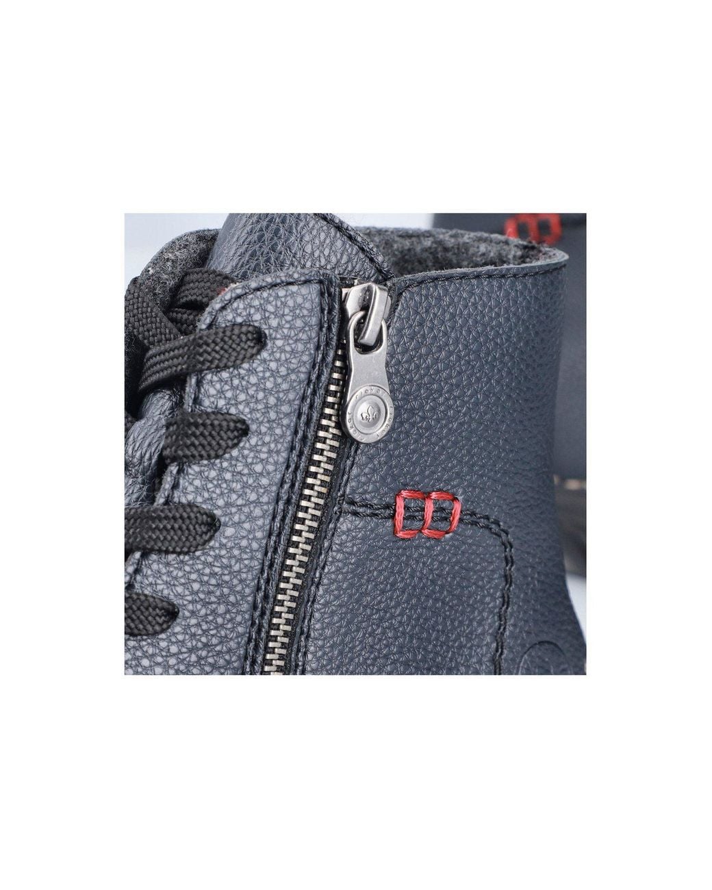 Rieker Blue Schnürboots Schnürstiefelette, Casual-Boots Mit Weicher Innensohle