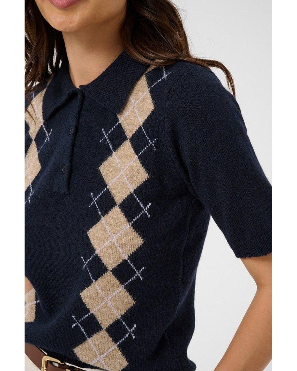 Kaffe Blue Strickpullover Strickpullover Kaolive