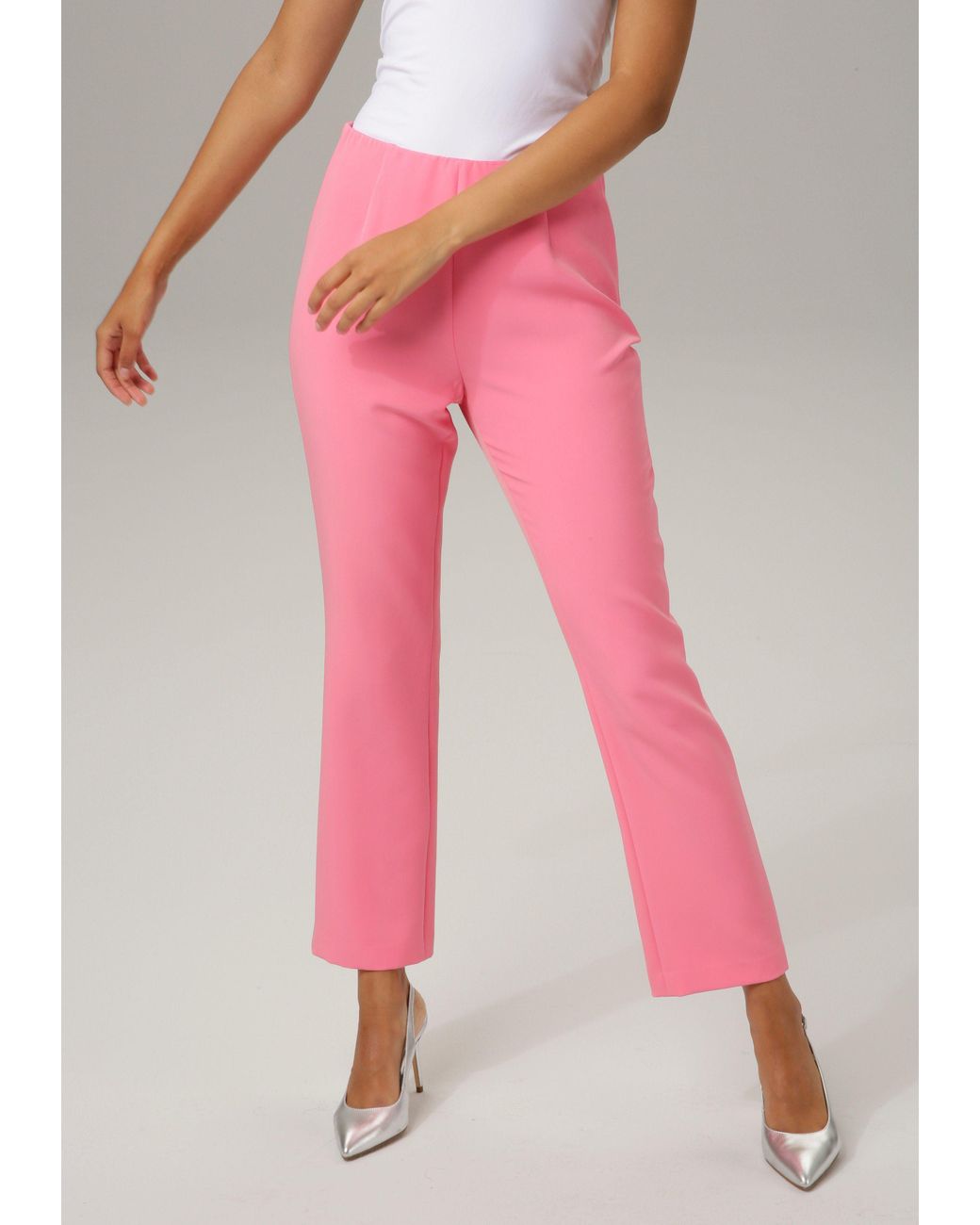 Farben CASUAL Pink Lyst DE Stoffhose 2 in | topmodischen Aniston in