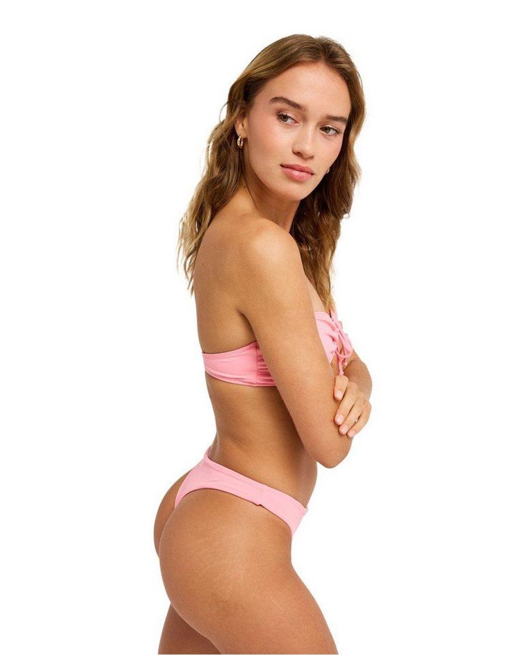 Roxy Red Badehose Solid Essentials Tanga