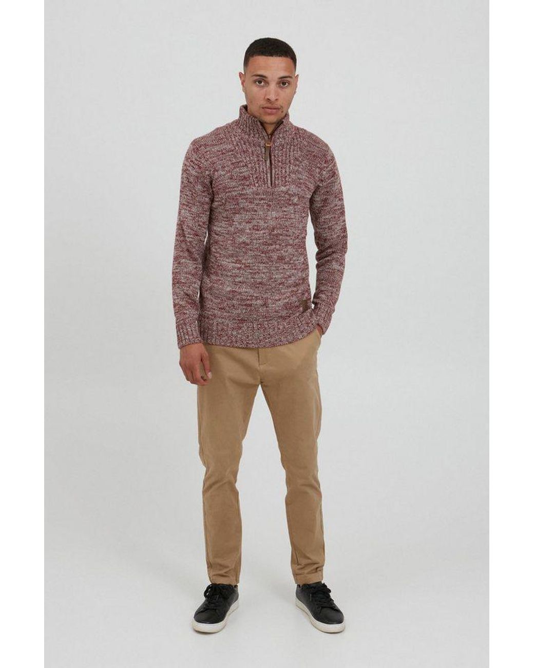 Solid Troyer Sdphilostrate Strickpulli in Brown für Herren