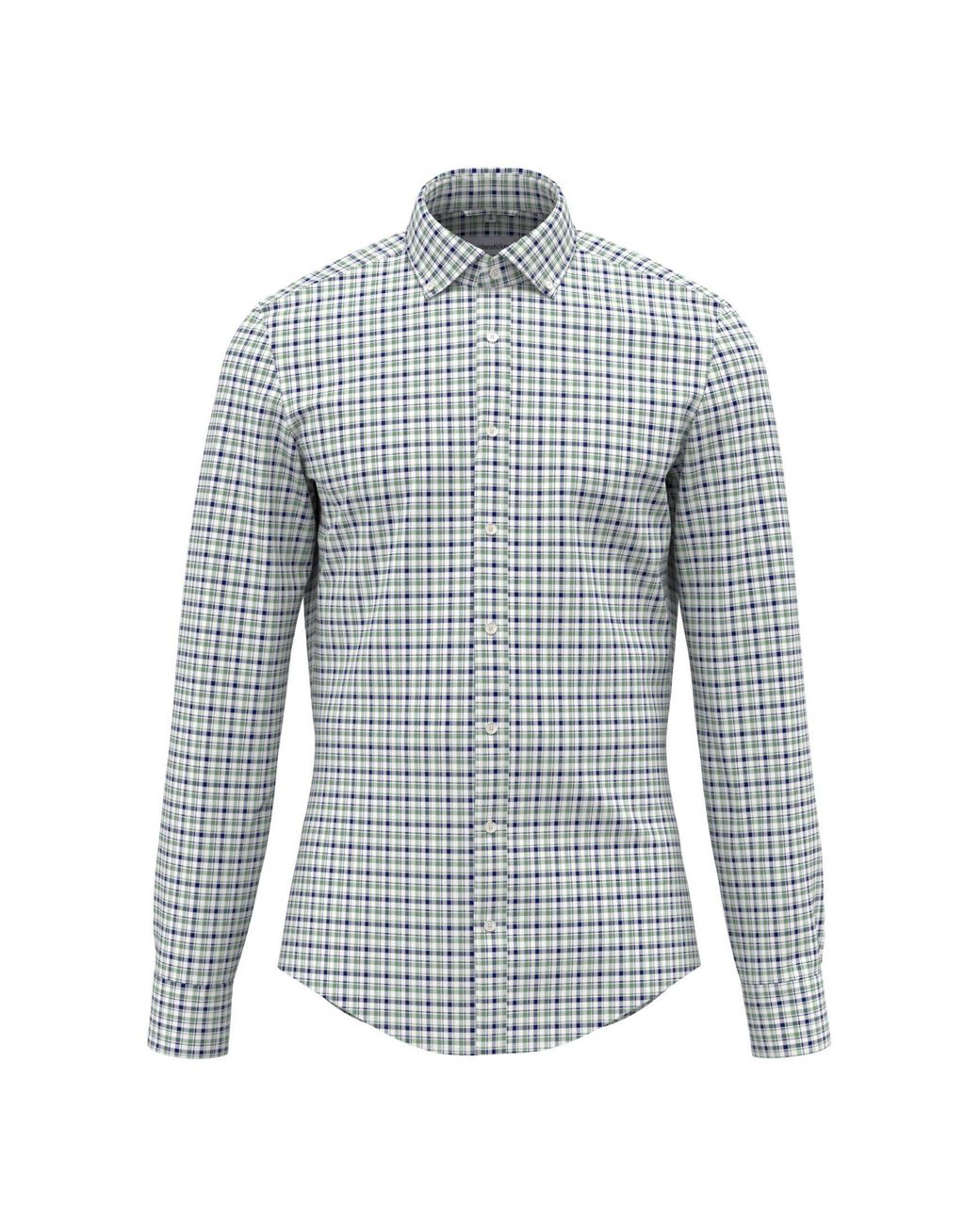 Seidensticker Businesshemd Slim Langarm Button-Down-Kragen Karo in Blau für  Herren | Lyst DE