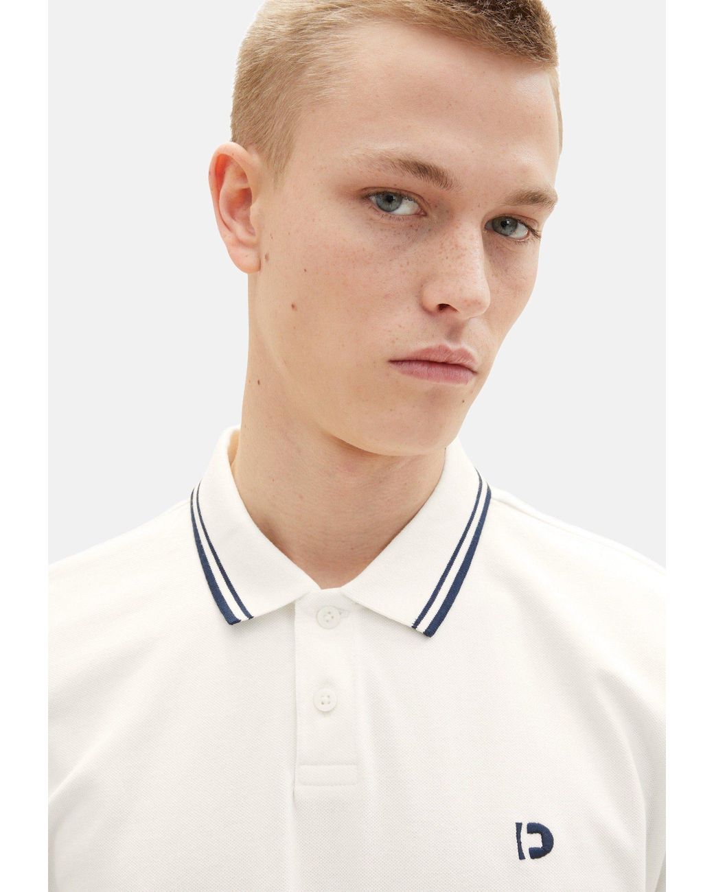 Tom Tailor Poloshirt Kurzarmshirt mit Polokragen (1-tlg) in Weiß für Herren  | Lyst DE