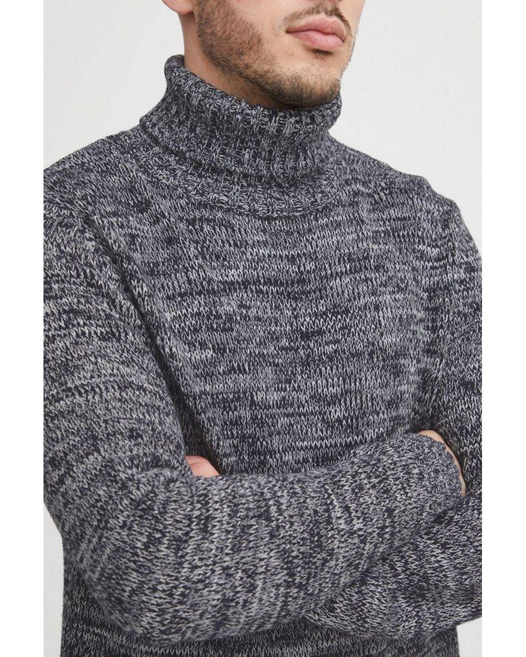 Solid Rollkragenpullover Sdphilaremo Strickpulli in Blue für Herren