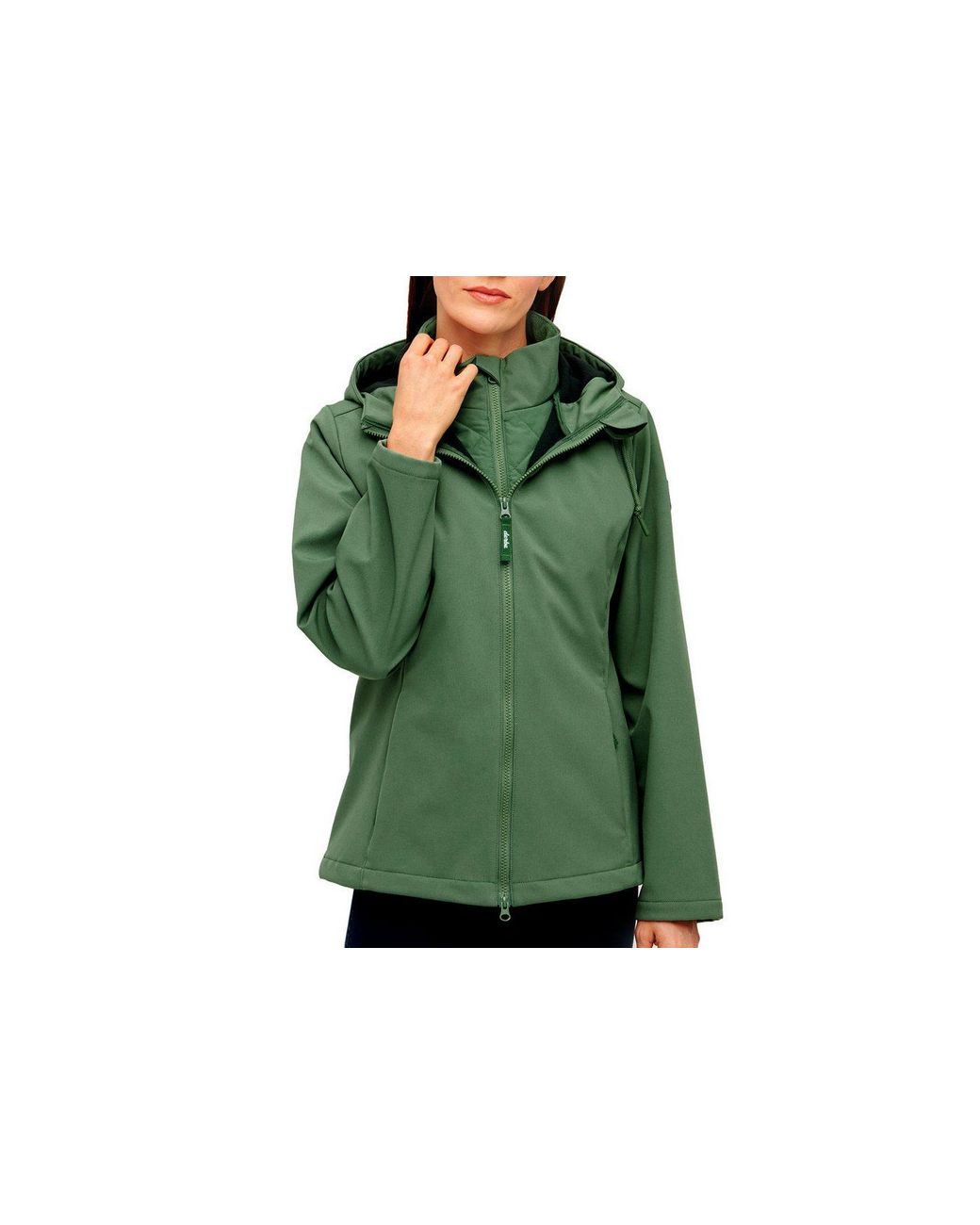 Derbe Green Softshelljacke Adeby Mit Gestepptem Einsatz