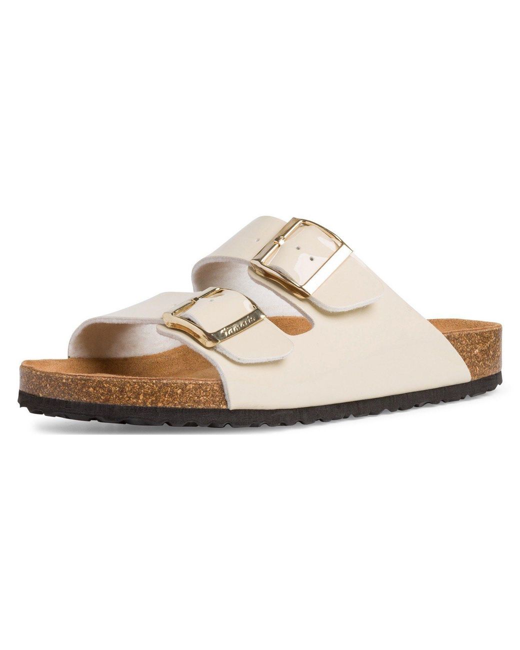 Tamaris Nu 20% Korting: Slippers In Glanzende Look - Lyst