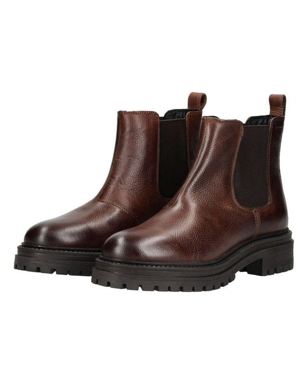 Geox Brown Stiefelette Leder/Textil Stiefelette