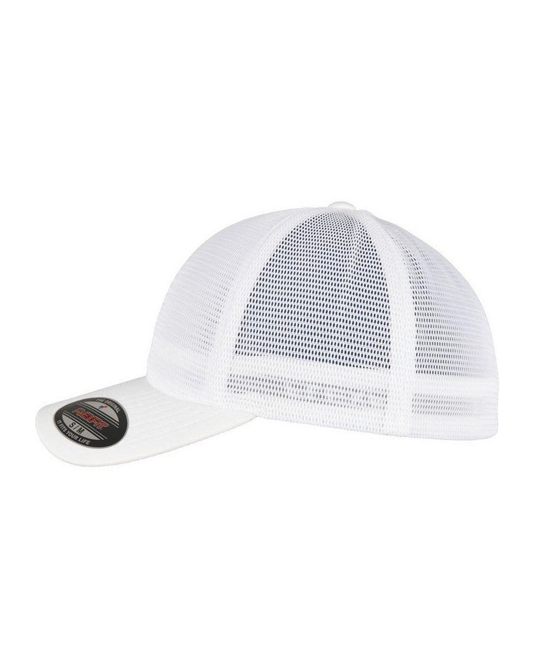 Flexfit White Flex Cap 360 Omnimesh Cap
