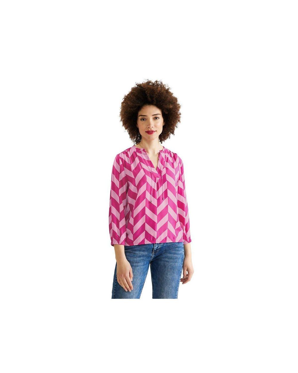 Street One Blusenshirt pink (1-tlg) | Lyst DE