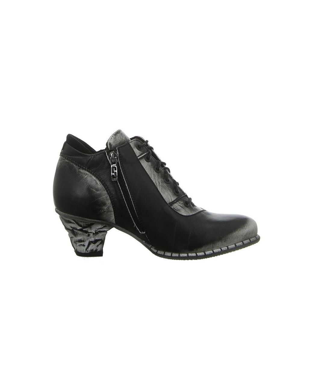 Simen Black Schnürstiefelette