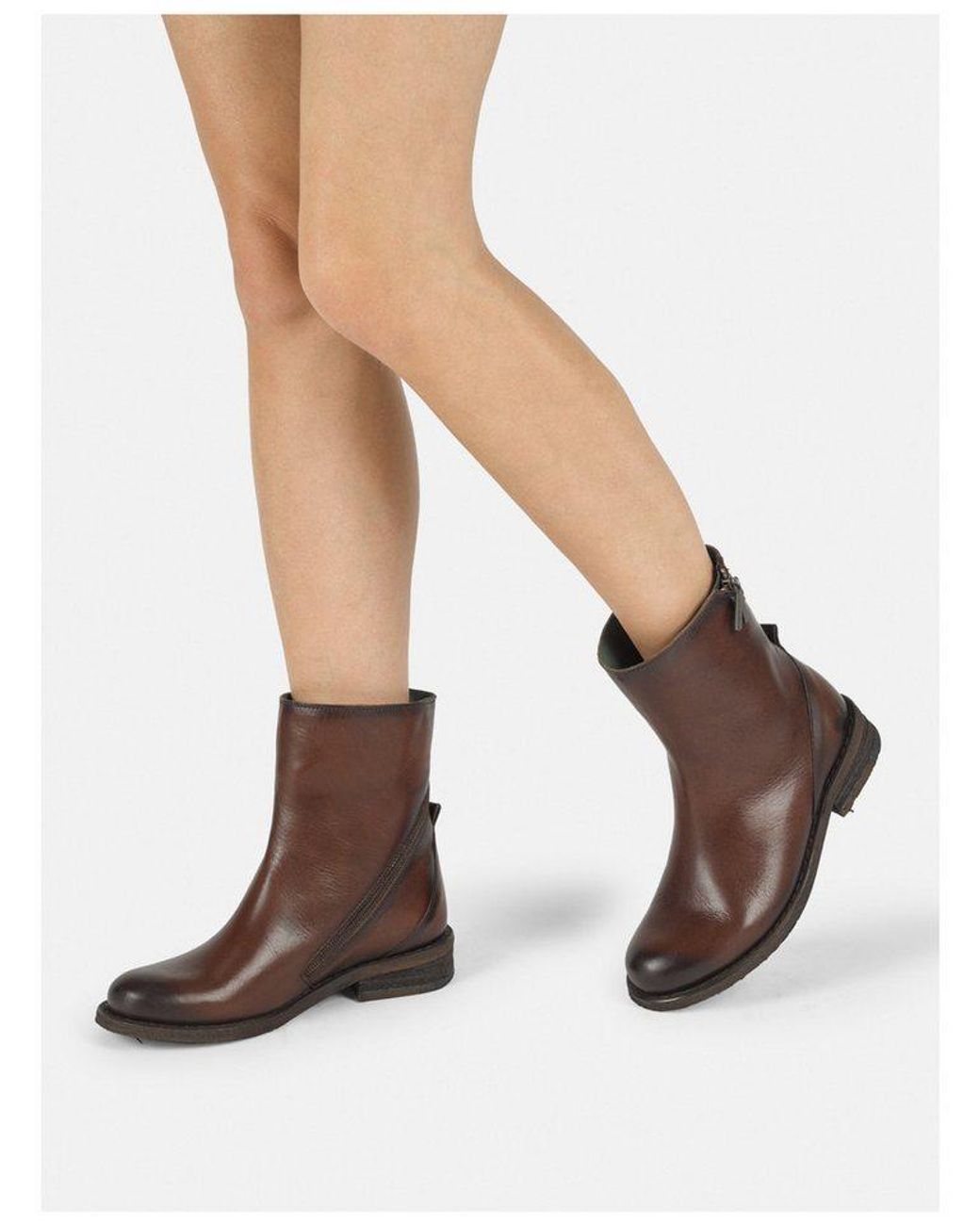 Felmini Brown Stiefelette Leder Stiefelette