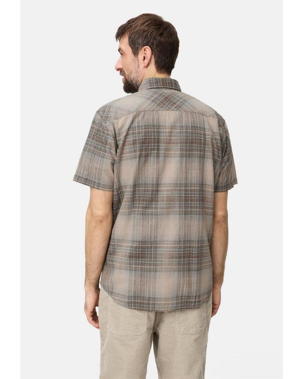 Camel Active Kurzarmhemd Mit Brusttaschen Kurzarm Button-Down in Brown für Herren