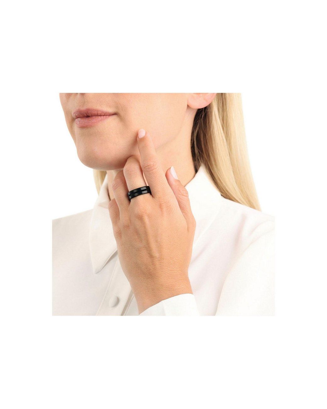 Amor Black Fingerring