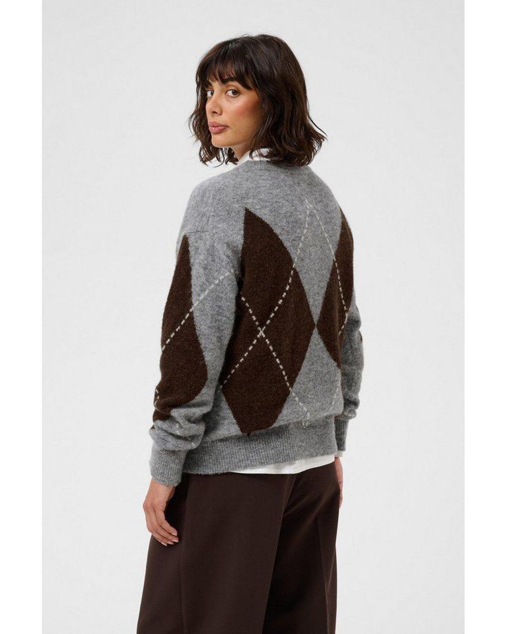 Part Two Brown Strickpullover Strickpullover Sorayaspw