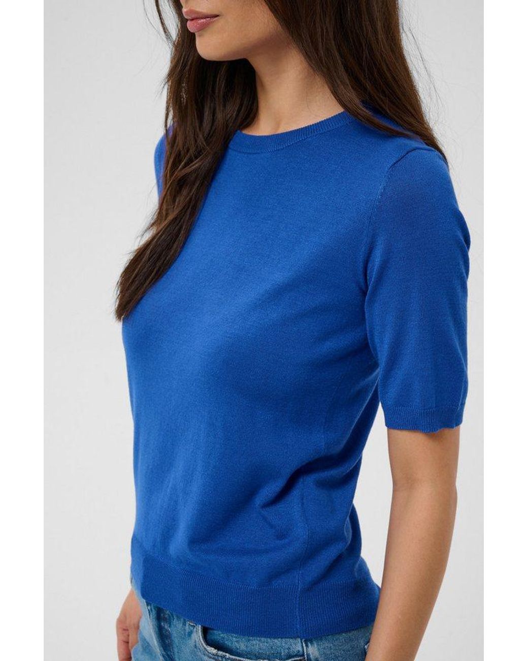 Kaffe Blue Strickpullover Strickpullover Kalizza
