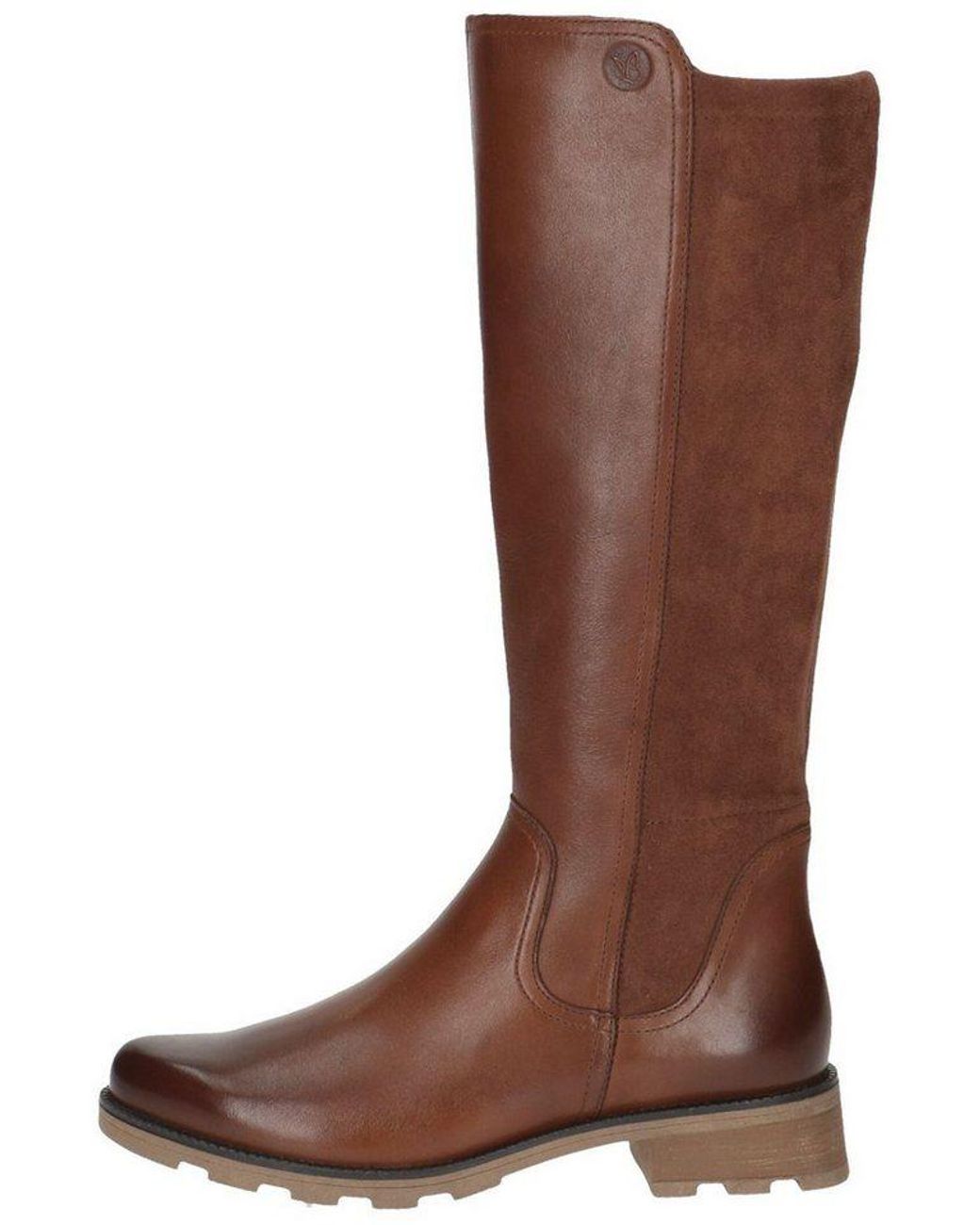 Caprice Brown Stiefel Leder/Textil Stiefel