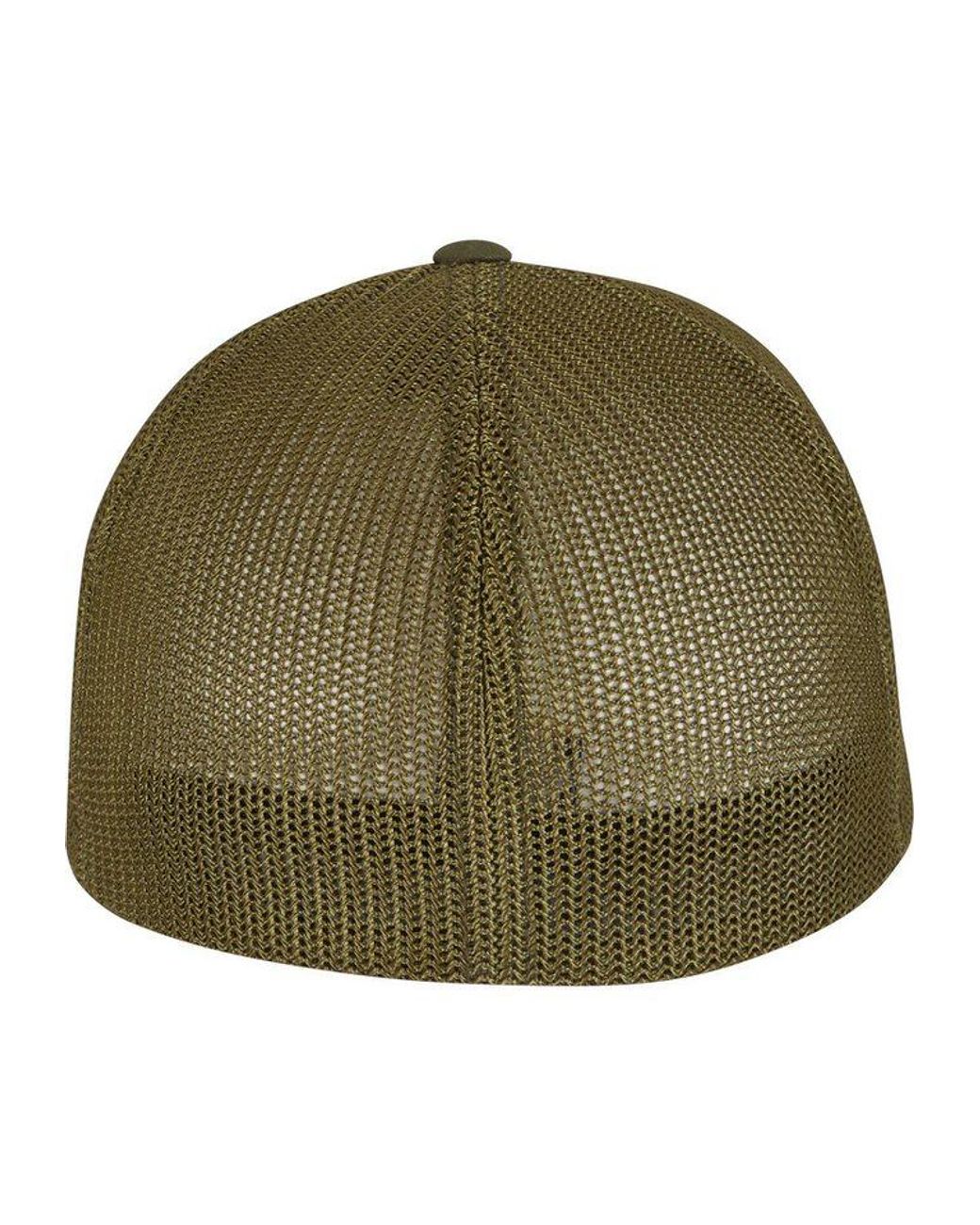 Flexfit Green Flex Cap Mesh Trucker