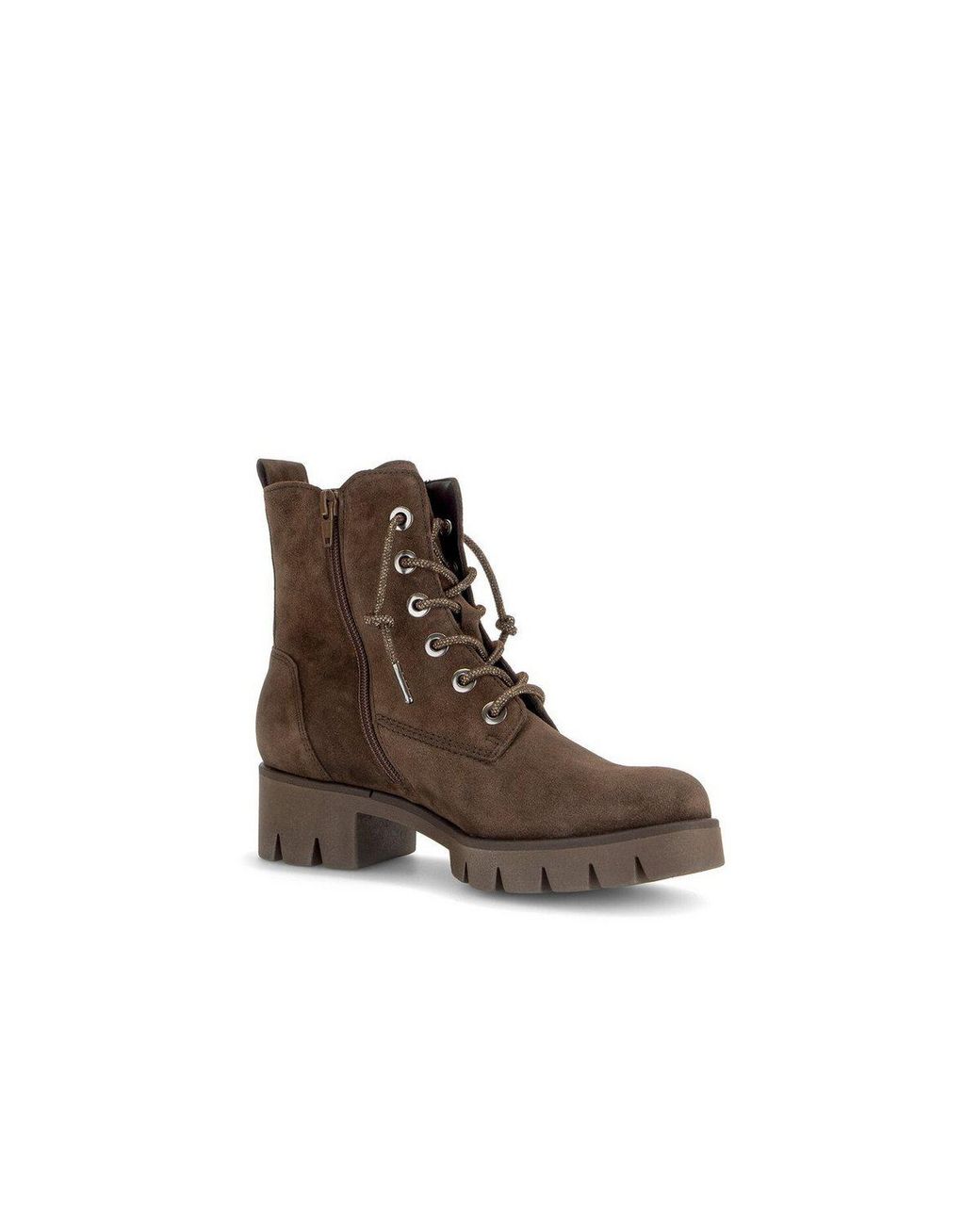 Gabor Brown Schnürstiefelette Schnürstiefelette