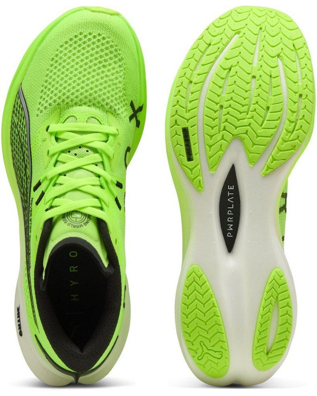 PUMA Deviate Nitro 3 Hyrox Laufschuh in Green für Herren